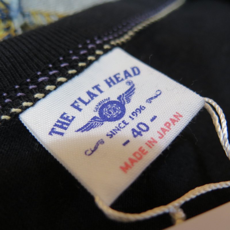 画像9: 【フラットヘッド】  ビンテージスカジャンパターン   イーグル プリントTシャツ   THE FLAT HEAD 日本製【日本国内料無料】  【WORLD WIDE SHIPPING】 【FLAT HEAD】  Vintage Sukajan Pattern   Eagle Print T-Shirt   THE FLAT HEAD Made in Japan (9)