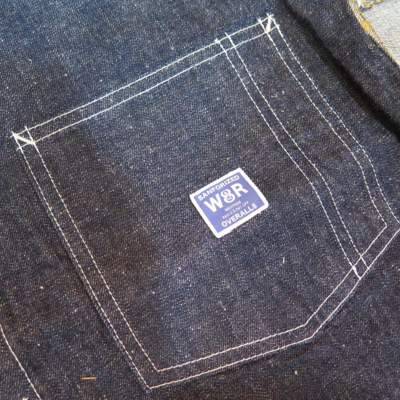 画像8: 【ウエストライド】  1940's 3ポケット 大戦 デニムカバーオール   WEST RIDE   日本製【送料無料】 (8)