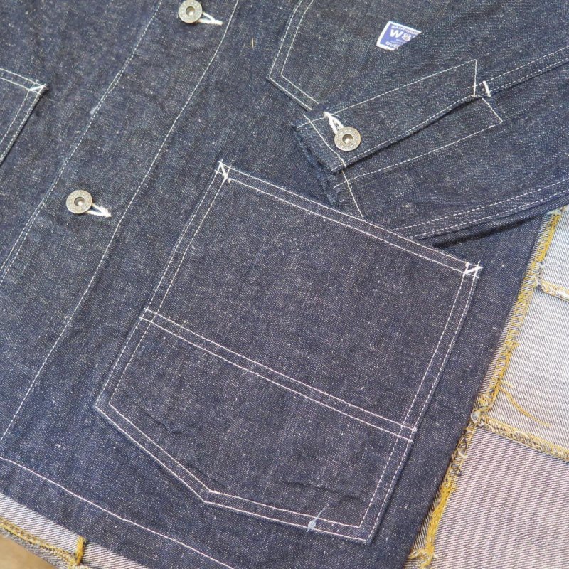 画像9: 【ウエストライド】  1940's 3ポケット 大戦 デニムカバーオール   WEST RIDE   日本製【送料無料】 (9)