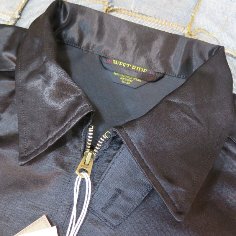 画像4: 【ウエストライド】  55-STROKERS   50's カスタム ドリズラージャケット スイングトップ   WEST RIDE DRIZZLER JACKET   日本製【送料無料】 (4)