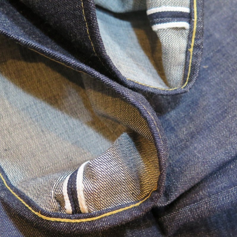 画像9: 【銀行振込】 【KIWAMI WWII】 ”極み”大戦モデル ストレート デニムパンツ イレギュラー/両ポケ片面赤タブ 日本製 (9)