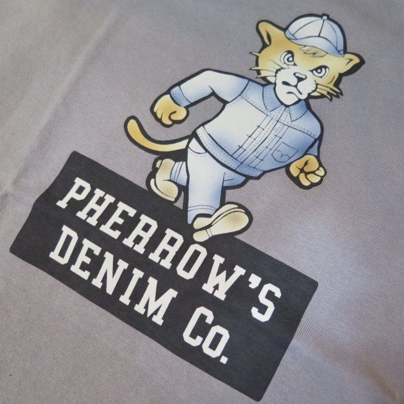 画像4: 【送料無料】  【フェローズ】   カレッジモチーフ アニマル プリントTシャツ   Pherrow's 25S-PT16  (4)