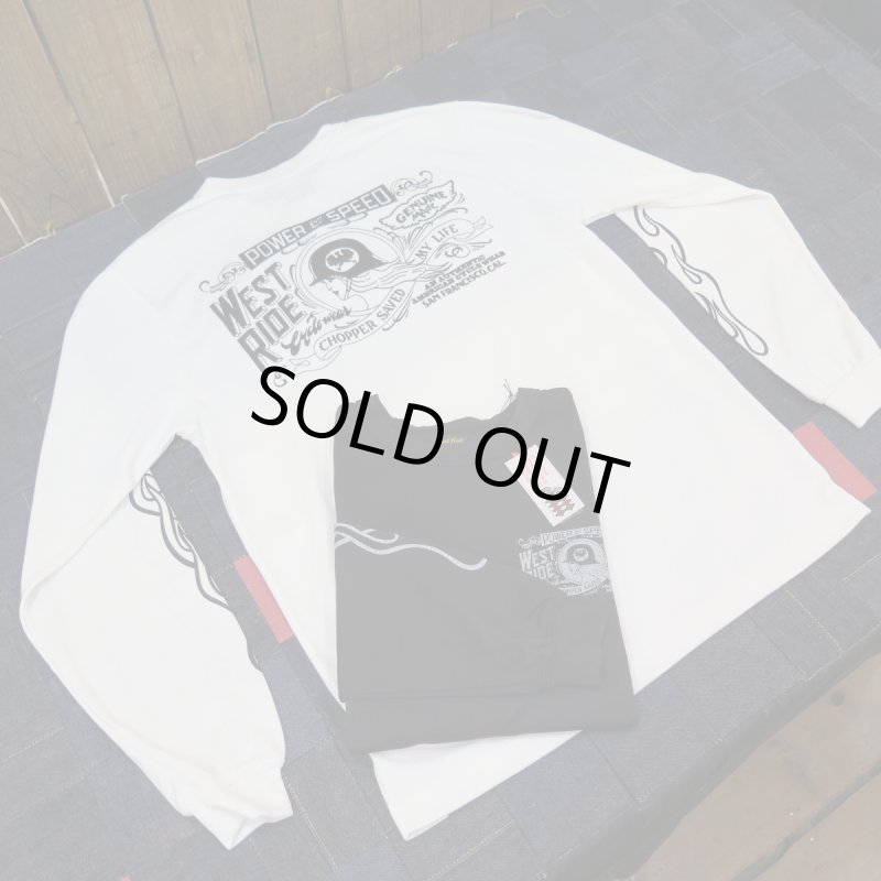 画像1: 【ウエストライド】   パワードライ ロングスリーブTシャツ   WEST RIDE 日本製【送料無料】 (1)