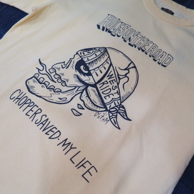 画像9: 【送料無料】 【ウエストライド】   THE GHOST 半袖プリントTシャツ   WEST RIDE 日本製 (9)