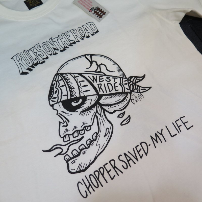 画像5: 【送料無料】 【ウエストライド】   THE GHOST 半袖プリントTシャツ   WEST RIDE 日本製 (5)