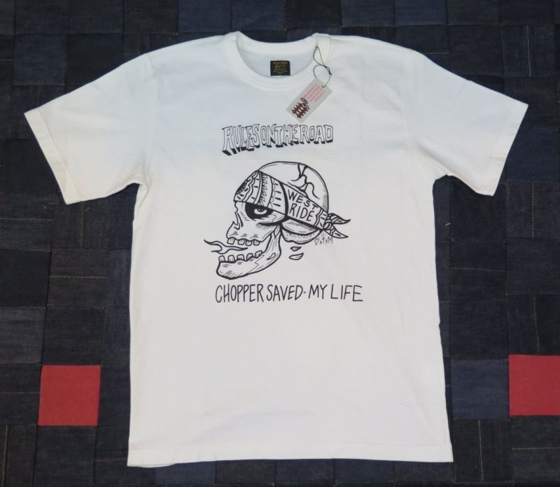 画像2: 【送料無料】 【ウエストライド】   THE GHOST 半袖プリントTシャツ   WEST RIDE 日本製 (2)