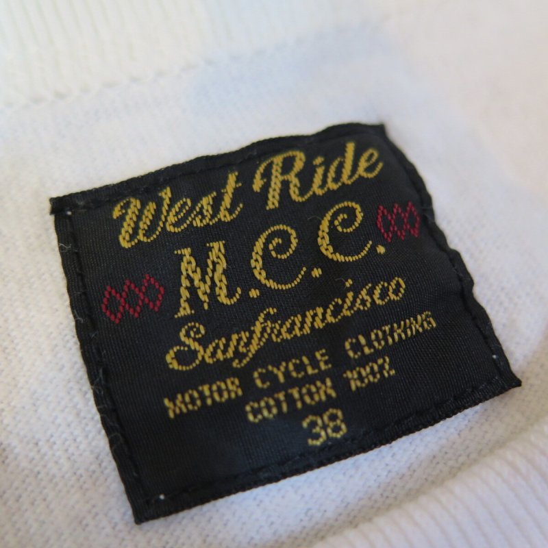 画像4: 【送料無料】 【ウエストライド】   THE GHOST 半袖プリントTシャツ   WEST RIDE 日本製 (4)