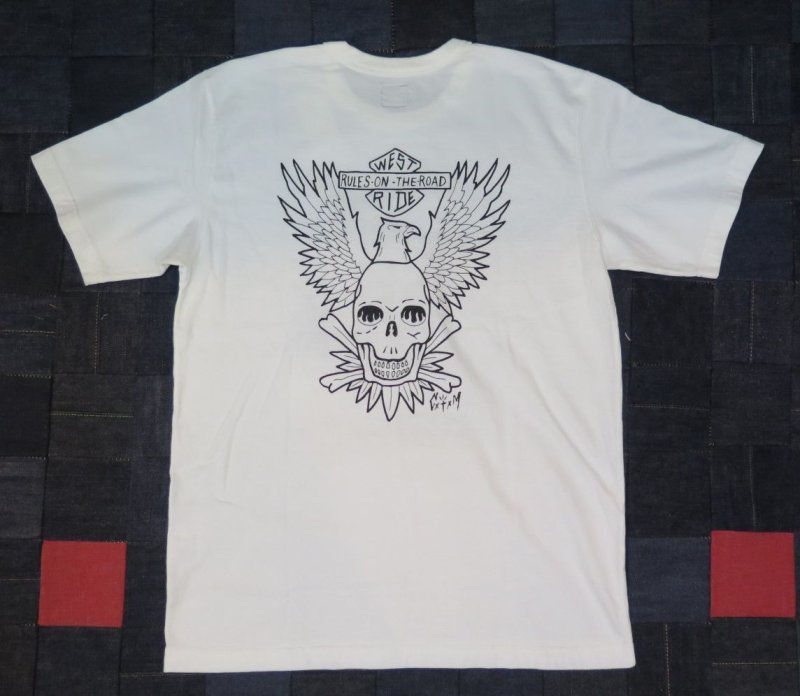 画像3: 【送料無料】 【ウエストライド】   THE GHOST 半袖プリントTシャツ   WEST RIDE 日本製 (3)