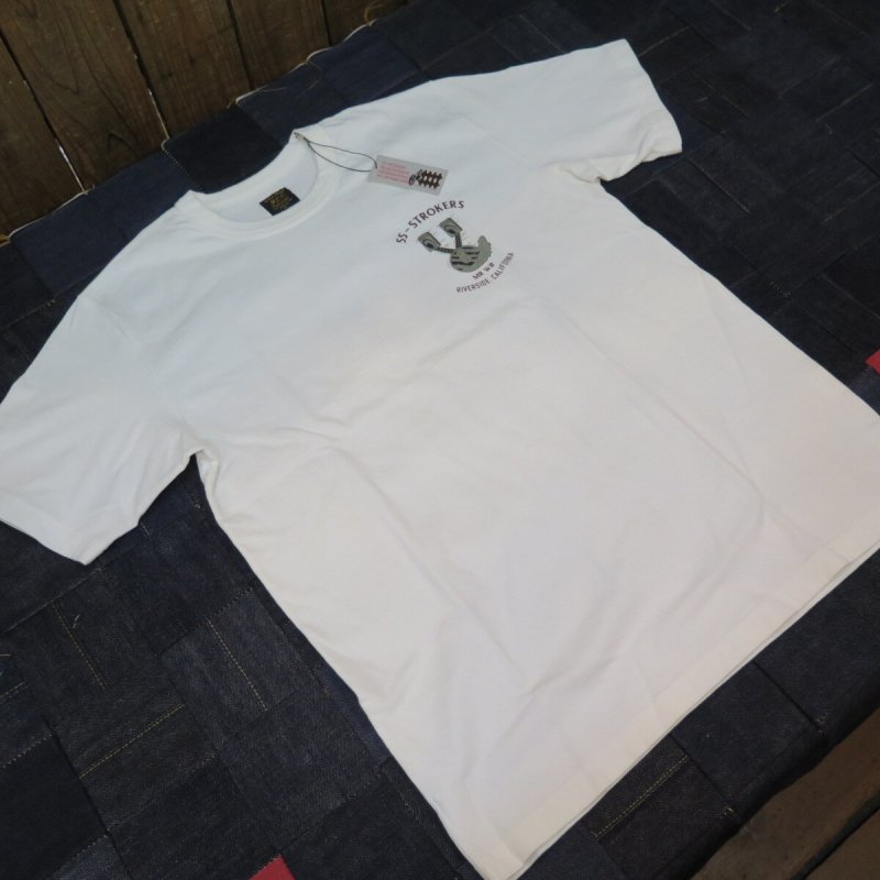 画像2: 【送料無料】 【ウエストライド】  55-STROKERS 半袖プリントTシャツ   WEST RIDE PT.TEE.25-04 日本製 (2)