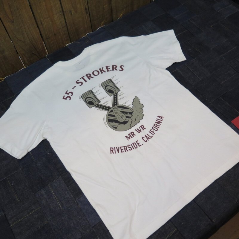 画像3: 【送料無料】 【ウエストライド】  55-STROKERS 半袖プリントTシャツ   WEST RIDE PT.TEE.25-04 日本製 (3)