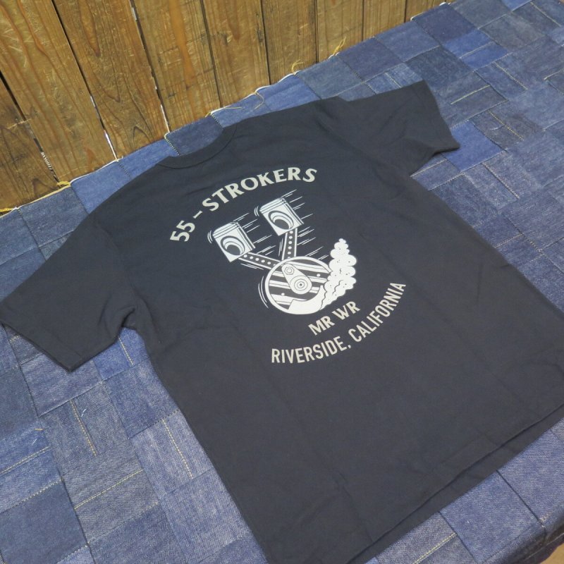 画像9: 【送料無料】 【ウエストライド】  55-STROKERS 半袖プリントTシャツ   WEST RIDE PT.TEE.25-04 日本製 (9)