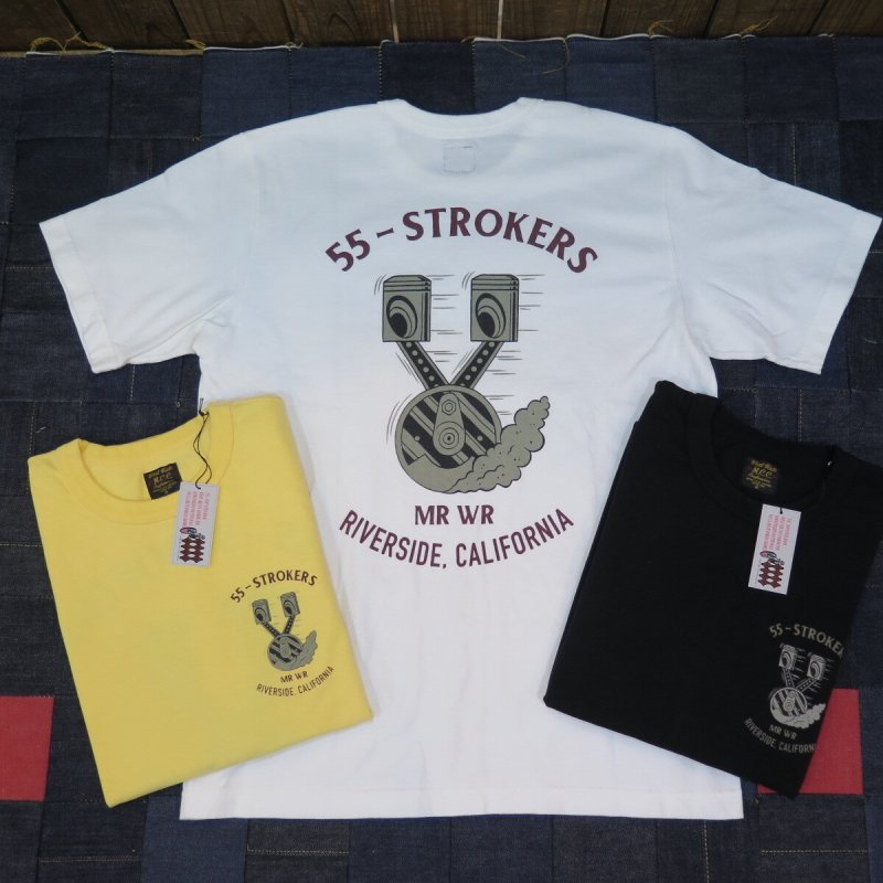 画像1: 【送料無料】 【ウエストライド】  55-STROKERS 半袖プリントTシャツ   WEST RIDE PT.TEE.25-04 日本製 (1)