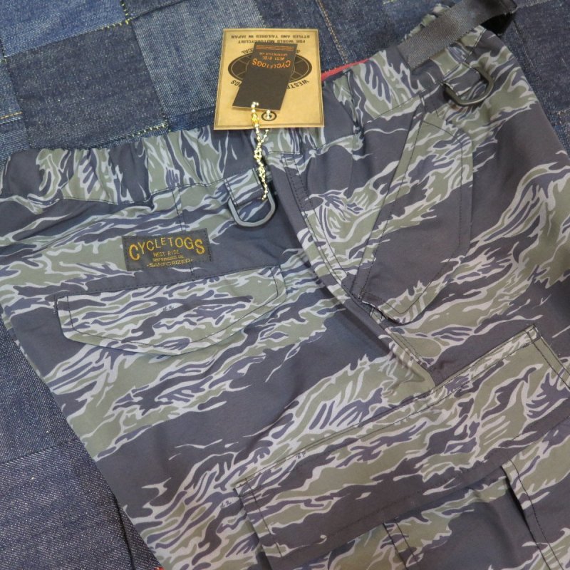画像5: 【ウエストライド】  SUPPLEXナイトタイガーカモ   完全防水カーゴパンツ   WEST RIDE 日本製【送料無料】 (5)