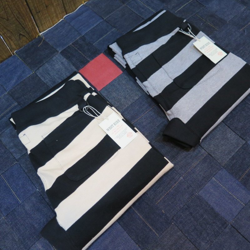 画像1: 【ウエストライド】  ヘヴィボーダー ロングパンツ   WEST RIDE 日本製【送料無料】 (1)