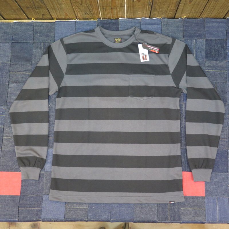 画像6: 【ウエストライド】  パワードライ ボーダーロングT   ポーラーテック   WEST RIDE 日本製【送料無料】 (6)