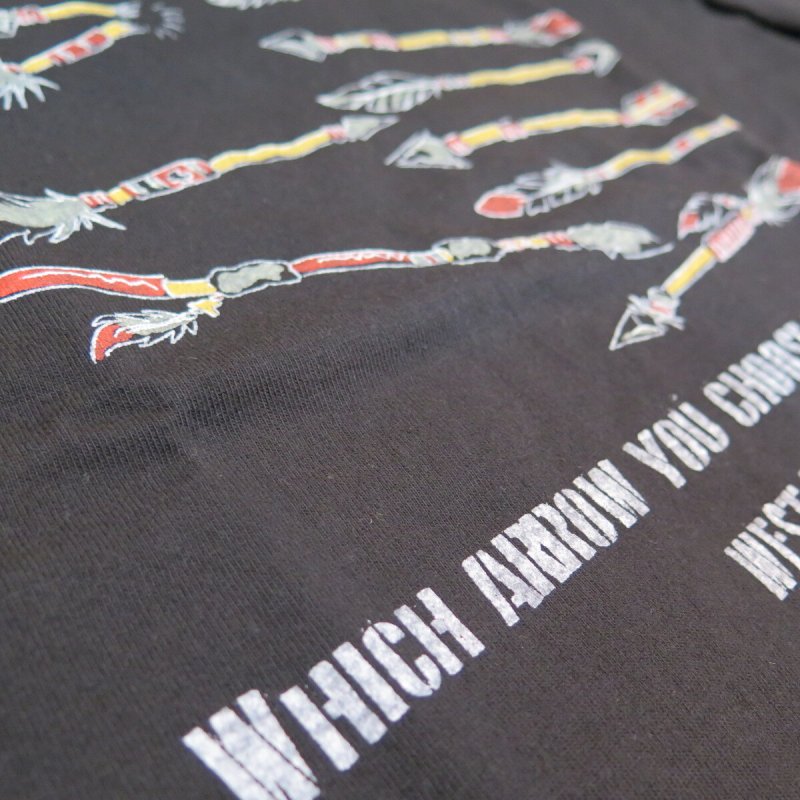 画像10: 【送料無料】 【ウエストライド】  槍/矢 インディアンスラング 半袖プリントTシャツ   WEST RIDE 日本製 (10)