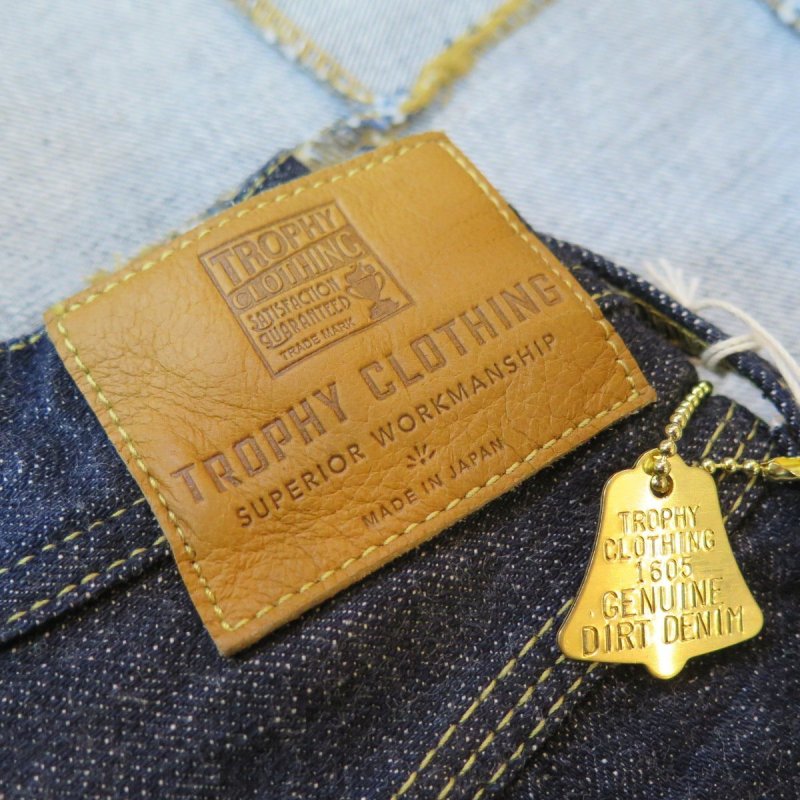 画像4: 【トロフィークロージング】   ウェストオーバーオール ダートデニム ジーンズ   TROPHY CLOTHING 1604   日本製【日本国内送料無料】  【WORLD WIDE SHIPPING】 【Trophy Clothing】   West Overalls Dirt Denim Jeans   TROPHY CLOTHING 1604   Made in Japan (4)