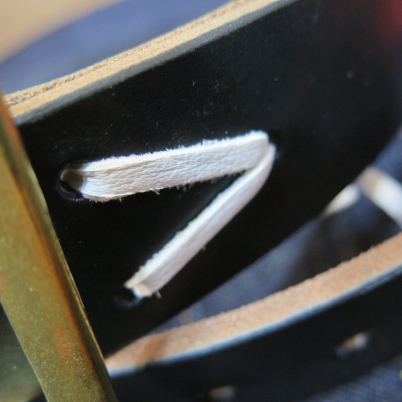 画像10: 【kiwami leathers】 ジーンズ専用ベルト ベンズ サドルレザー ブラック/ナチュラル 日本製【送料無料】 (10)