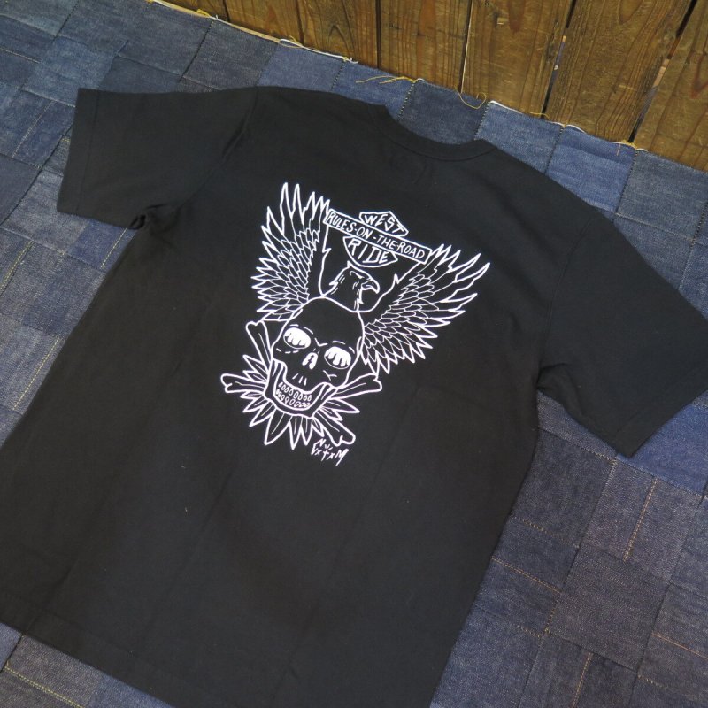 画像12: 【送料無料】 【ウエストライド】   THE GHOST 半袖プリントTシャツ   WEST RIDE 日本製 (12)