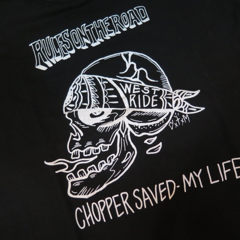 画像13: 【送料無料】 【ウエストライド】   THE GHOST 半袖プリントTシャツ   WEST RIDE 日本製 (13)