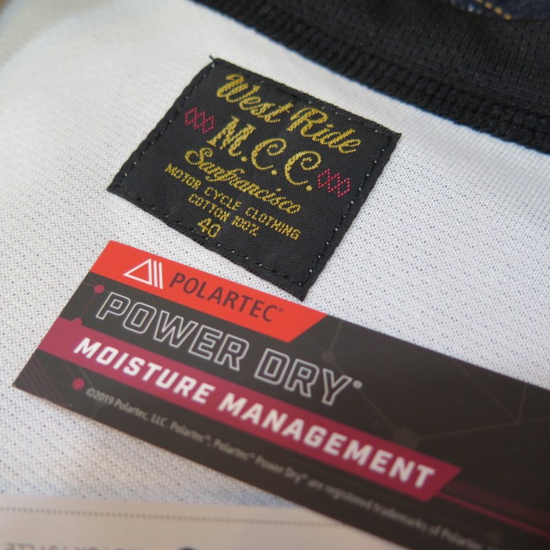 画像5: 【ウエストライド】  パワードライ   ボーダーロングスリーブTシャツ   WEST RIDE 日本製【送料無料】 (5)