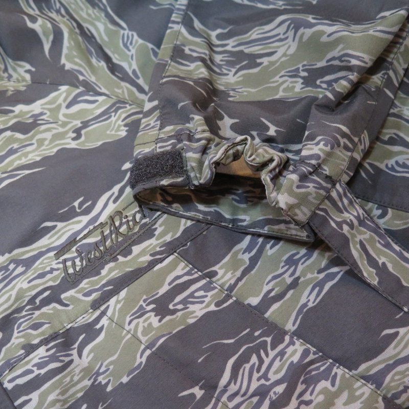 画像7: 【ウエストライド】  SUPPLEXナイトタイガーカモ 完全防水   マウンテンライト ライダージャケット   WEST RIDE 日本製【送料無料】 (7)