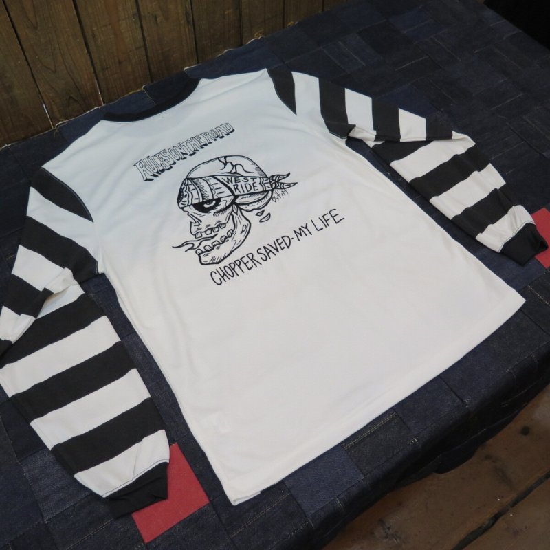 画像3: 【ウエストライド】  パワードライ   ボーダーロングスリーブTシャツ   WEST RIDE 日本製【送料無料】 (3)
