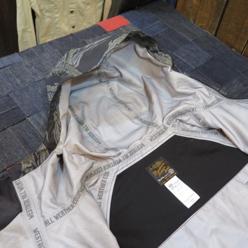 画像9: 【ウエストライド】  SUPPLEXナイトタイガーカモ 完全防水   マウンテンライト ライダージャケット   WEST RIDE 日本製【送料無料】 (9)