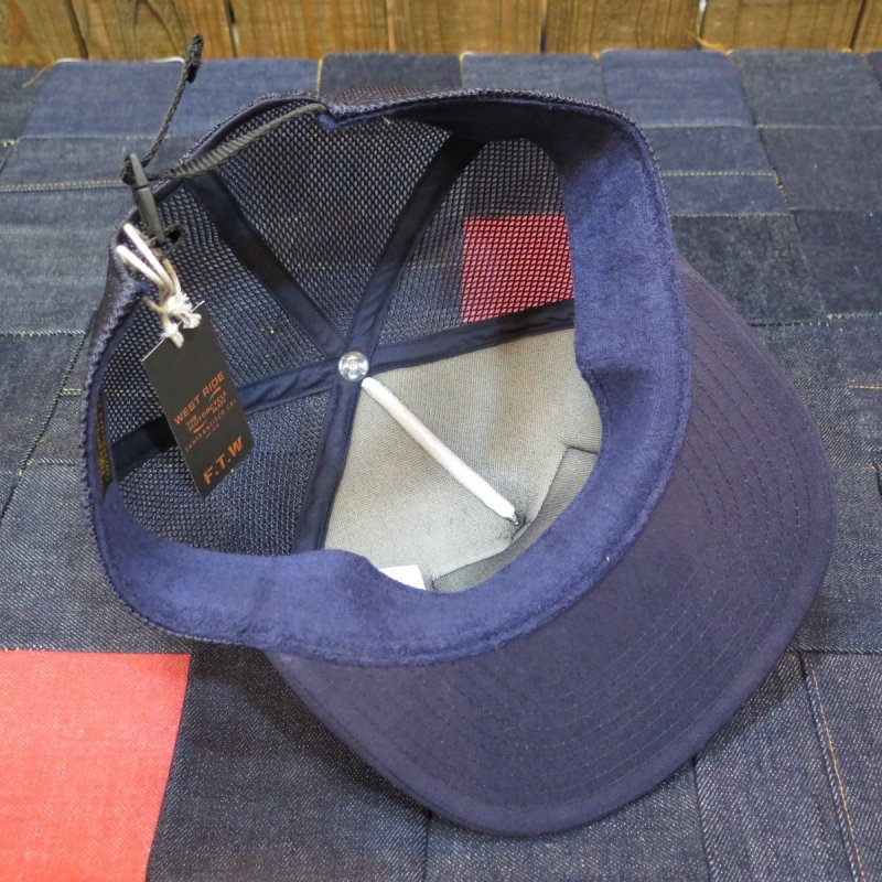 画像7: 【送料無料】 【ウエストライド】  カンパニーロゴ メッシュキャップ   WEST RIDE 日本製 (7)