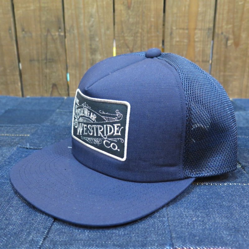 画像6: 【送料無料】 【ウエストライド】  カンパニーロゴ メッシュキャップ   WEST RIDE 日本製 (6)