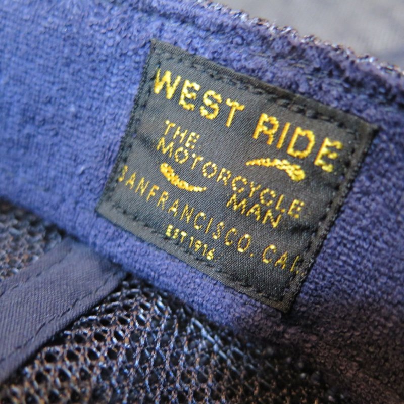 画像9: 【送料無料】 【ウエストライド】  カンパニーロゴ メッシュキャップ   WEST RIDE 日本製 (9)