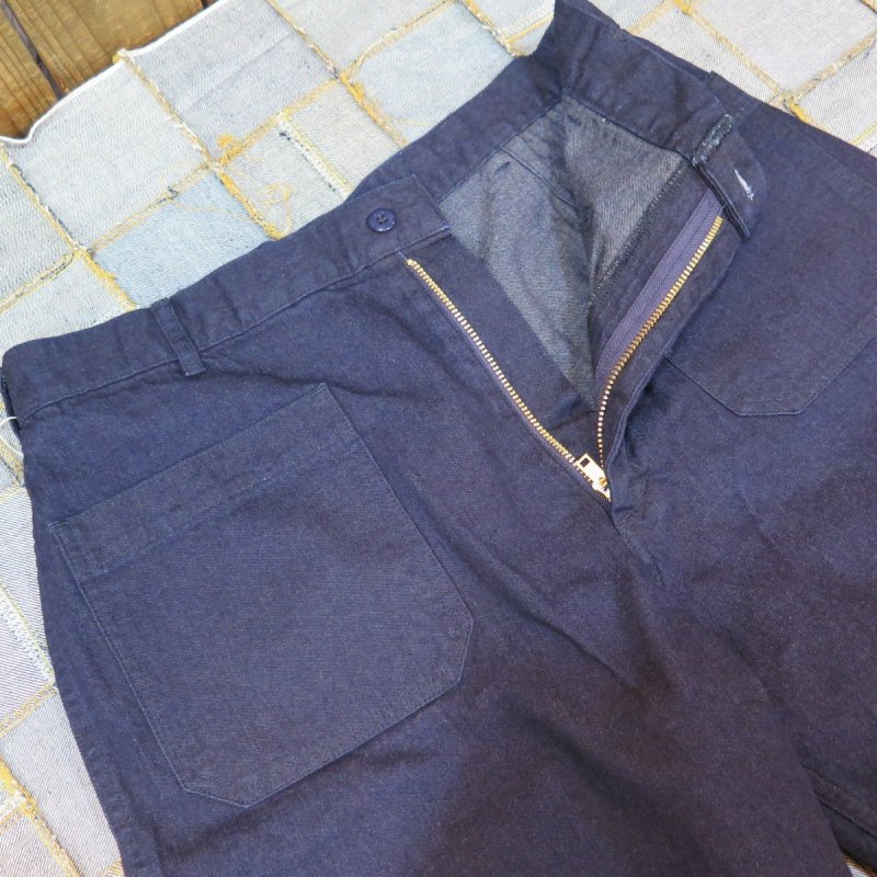 画像4: 【フェローズ】   1980's US.NAVY デニムフレアショーツ   25S-PDDS1 Pherrow's   日本製 【送料無料】 (4)