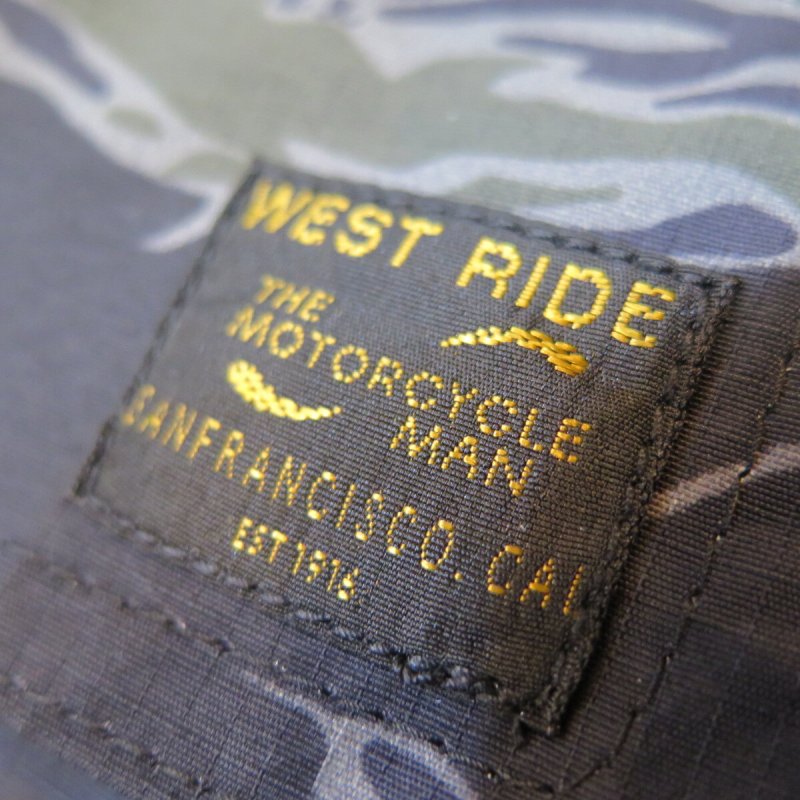 画像3: 【ウエストライド】  オンザロードベスト   ゲームベスト/ツーリングベスト   ナイトタイガーカモ   WEST RIDE 日本製【送料無料】 (3)