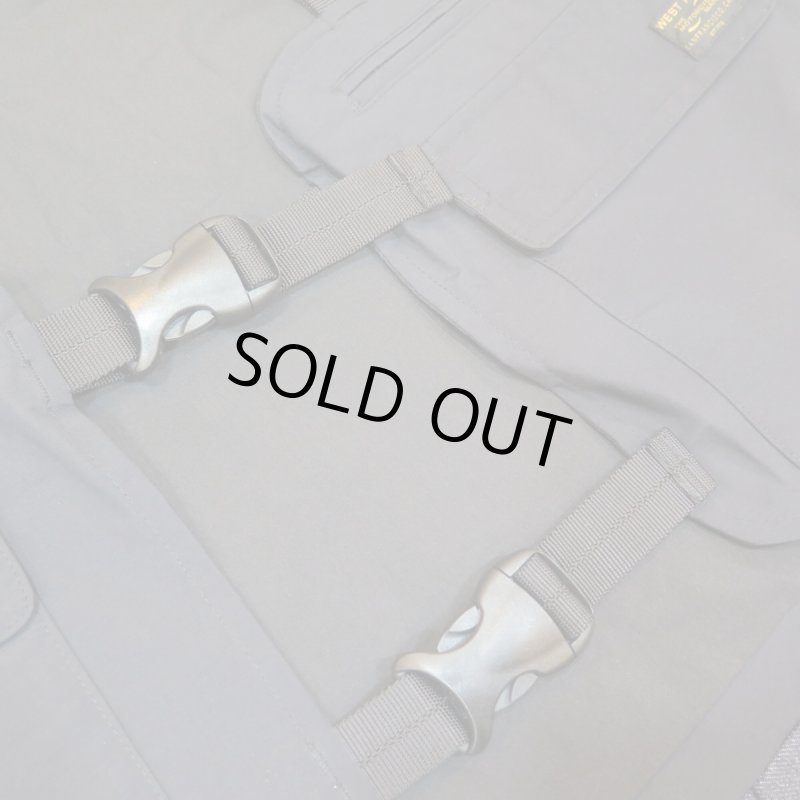 画像7: 【ウエストライド】  オンザロードベスト   ゲームベスト/ツーリングベスト ブラック   WEST RIDE 日本製【送料無料】 (7)