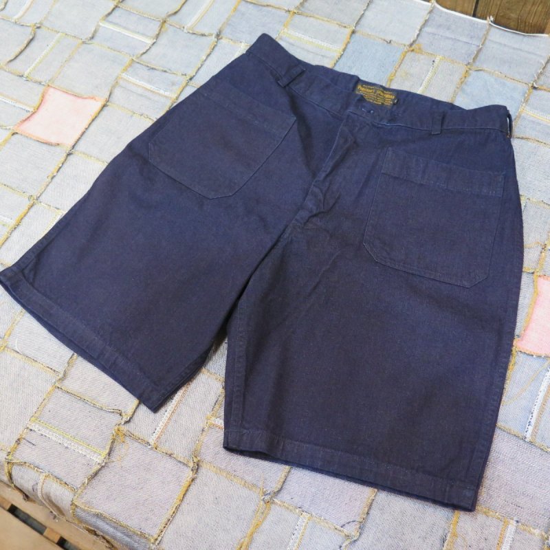 画像1: 【フェローズ】   1980's US.NAVY デニムフレアショーツ   25S-PDDS1 Pherrow's   日本製 【送料無料】 (1)