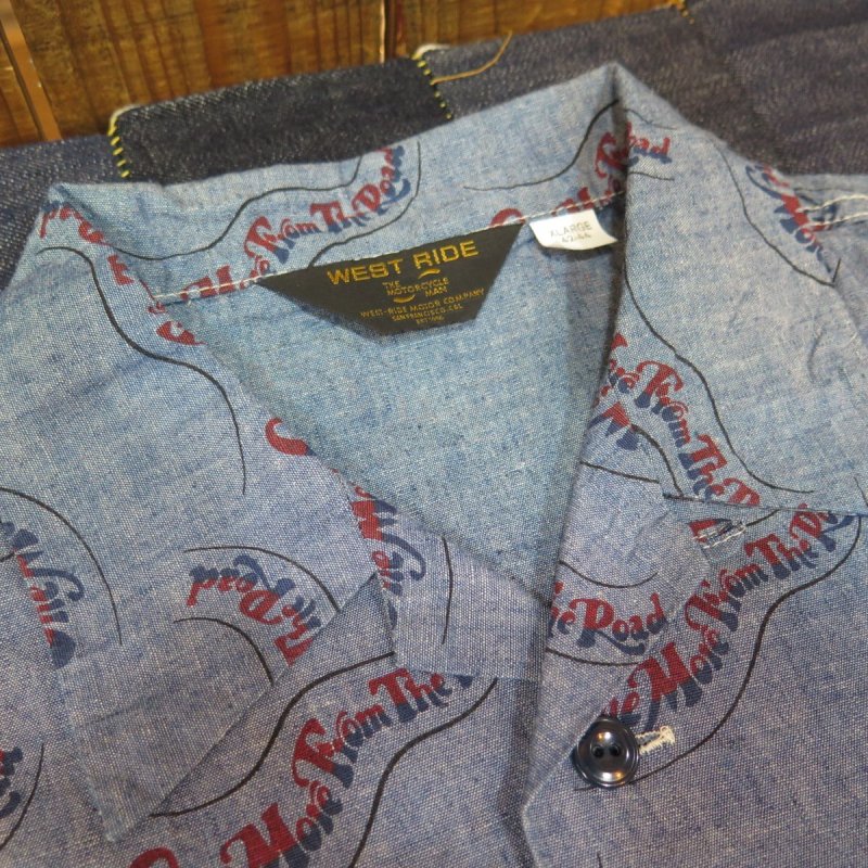 画像6: 【SALE セール商品】 【ウエストライド】  1940's CAMPUS   半袖 総柄ループシャツ   WEST RIDE 日本製【送料無料】 (6)