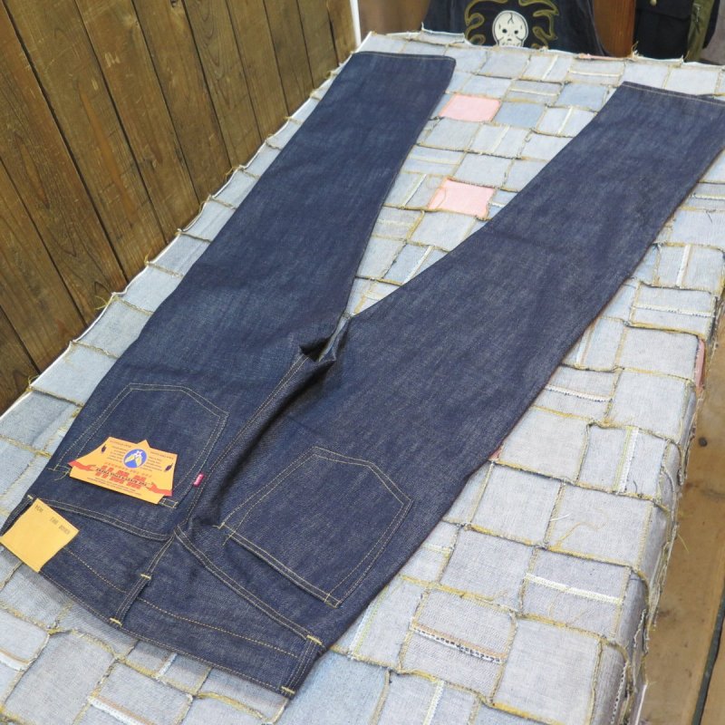 画像6: =BIG SIZE= 【KIWAMI WWII】 ”極み”大戦モデル ストレート デニムパンツ チェック柄ネルスレーキ 日本製 (6)