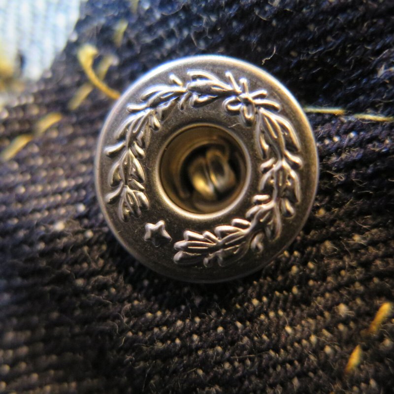 画像9: =BIG SIZE= 【KIWAMI WWII】 ”極み”大戦モデル ストレート デニムパンツ チェック柄ネルスレーキ 日本製 (9)