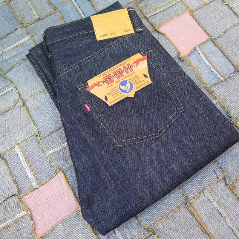 画像4: =BIG SIZE= 【KIWAMI WWII】 ”極み”大戦モデル ストレート デニムパンツ チェック柄ネルスレーキ 日本製 (4)