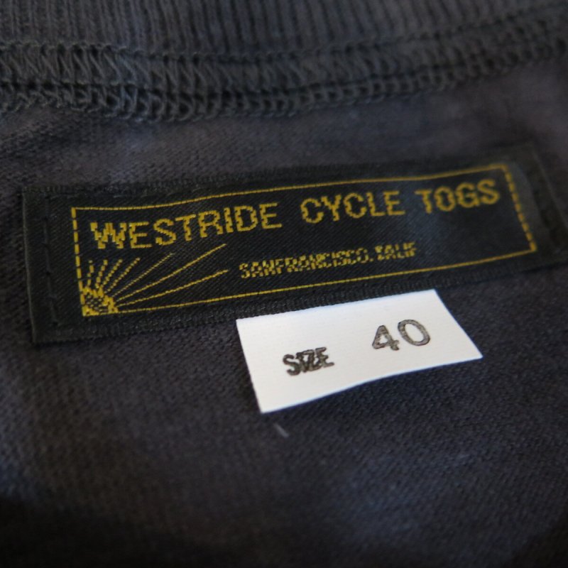 画像8: 【送料無料】  【ウエストライド】   RULES ON THE ROAD 半袖プリントTシャツ   WEST RIDE V.PT.TEE.25-01   日本製 (8)