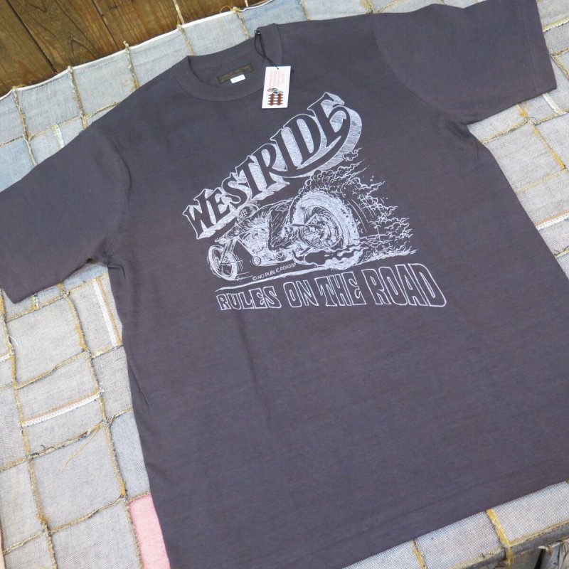 画像6: 【送料無料】  【ウエストライド】   NO PUBLIC 半袖プリントTシャツ  WEST RIDE V.PT.TEE.25-04   日本製 (6)