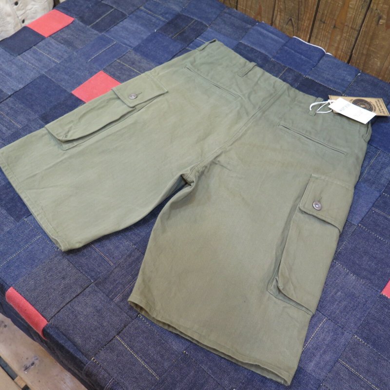 画像2: 【ウエストライド】  W-44 ミリタリーショーツ   WEST RIDE 日本製【送料無料】 (2)