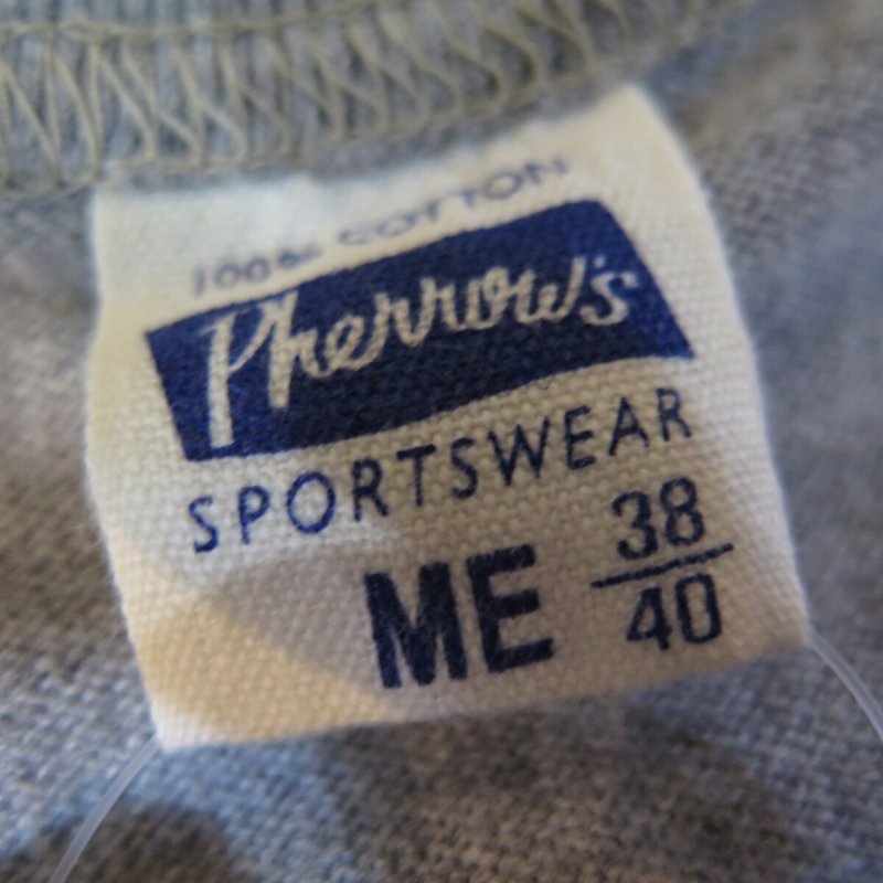 画像3: 【SALE セール商品】 【送料無料】 【フェローズ】  ヘンリーネック  ロングスリーブ/1940 杢グレー  Pherrow's PCT2 日本製 (3)