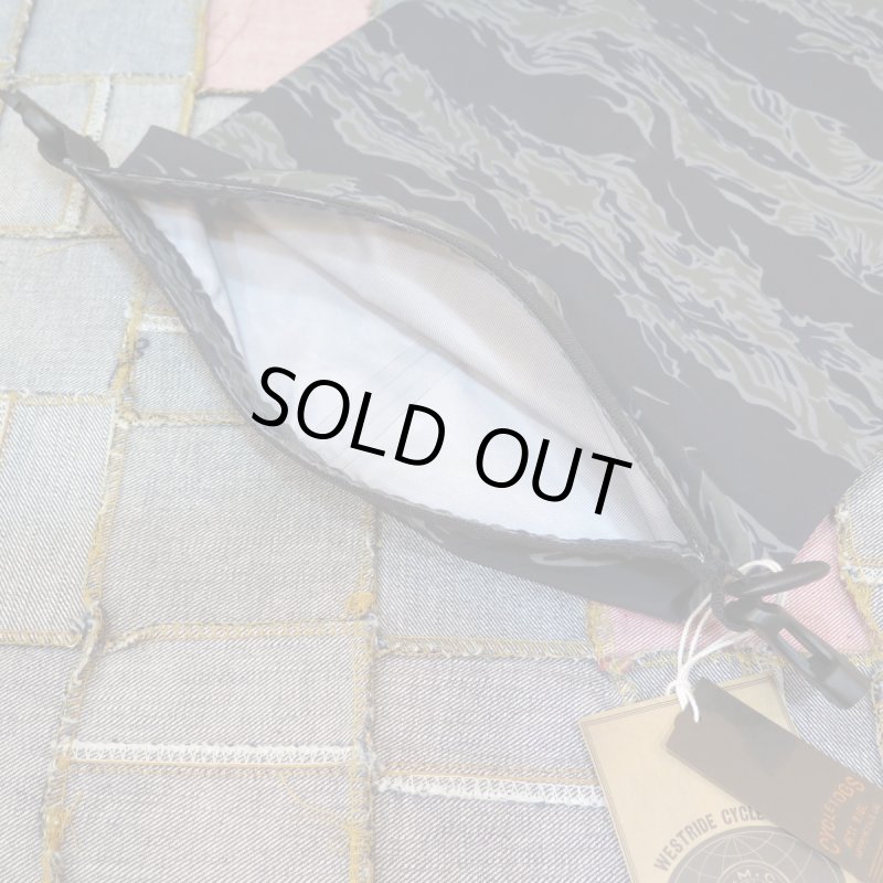 画像5: 【ウエストライド】  ウォータープルーフ 防水バッグインバッグ   タイガーカモ Mサイズ   WEST RIDE 日本製 (5)