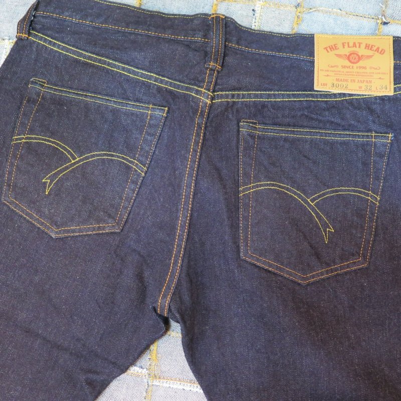画像8: 【フラットヘッド】  14.5oz タイトテーパー   ストレートジーンズ   THE FLAT HEAD FN-3002   日本製【日本国内送料無料】  【WORLD WIDE SHIPPING】 【Flat Head】  14.5oz Tight Taper   Straight Jeans   THE FLAT HEAD FN-3002   Made in Japan (8)