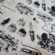 画像7: 【サムライモータークラブ】  パーツ柄 半袖オープンシャツ  SAMURAI MOTOR CLUB SMWS18-JP  日本製【送料無料】 (7)
