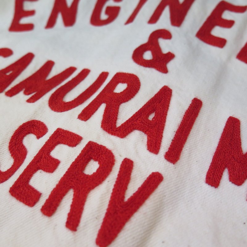 画像9: 【サムライ】   ナチュラルデニム 刺繍シャツジャケット   SAMURAI二輪車倶楽部   日本製【日本国内送料無料】  【WORLD WIDE SHIPPING】 【SALE】 【SAMURAI】 Natural Denim Embroidered Shirt Jacket SAMURAI Motorcycle Club Made in Japan (9)