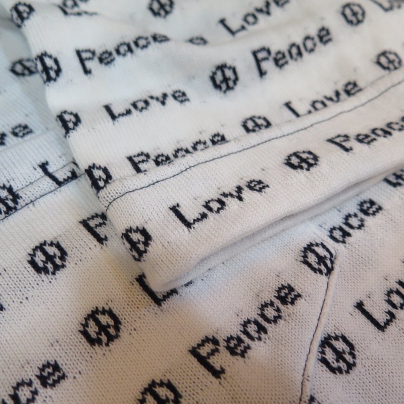 画像6: 【ウエストライド】   ラブ & ピース ジャガード半袖Tシャツ   WEST RIDE 日本製【送料無料】 (6)