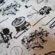 画像8: 【サムライモータークラブ】  パーツ柄 半袖オープンシャツ  SAMURAI MOTOR CLUB SMWS18-JP  日本製【送料無料】 (8)