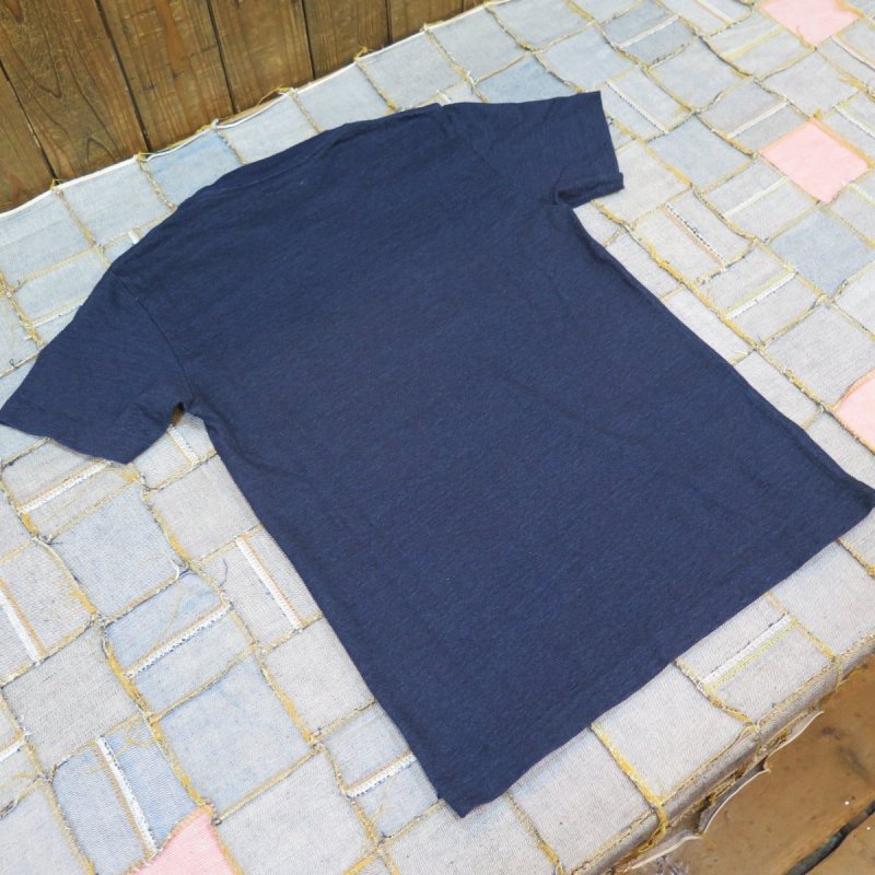画像2: 【グラフゼロ】 インディゴ ポケット付き  クルーネックTシャツ  GRAPHZERO GZ-IDTC  日本製【送料無料】 (2)